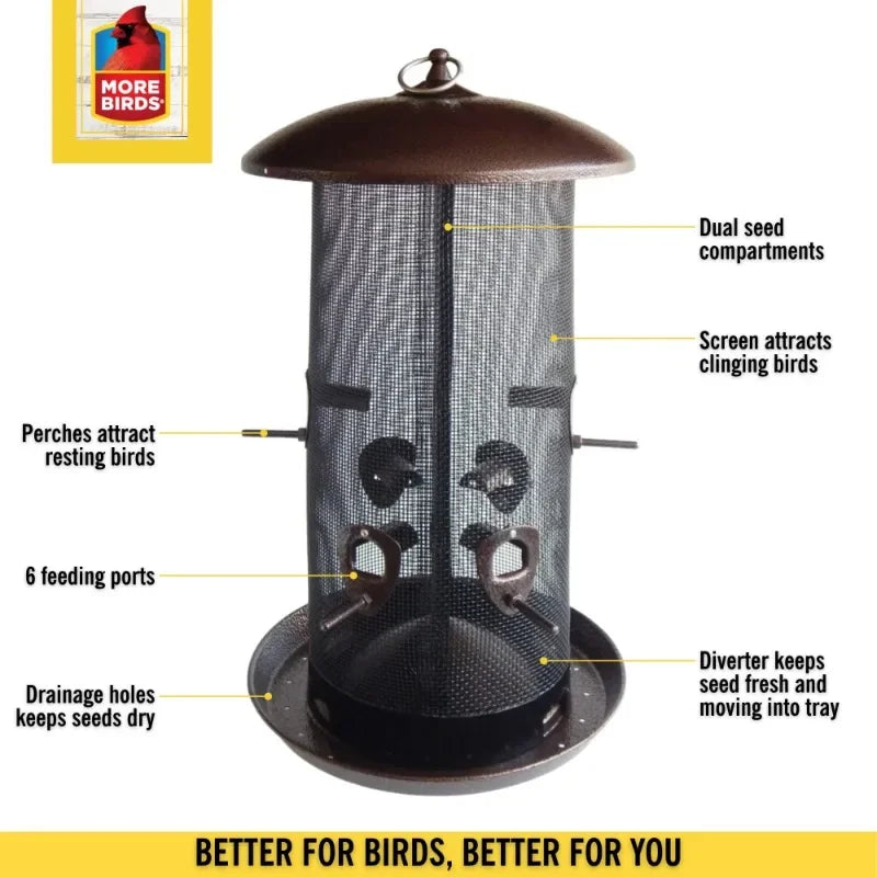 Giant Combo Screen Bird Feeder